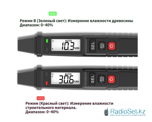 Влагомер для древесины и строительных материалов MASTFUYI FY8861